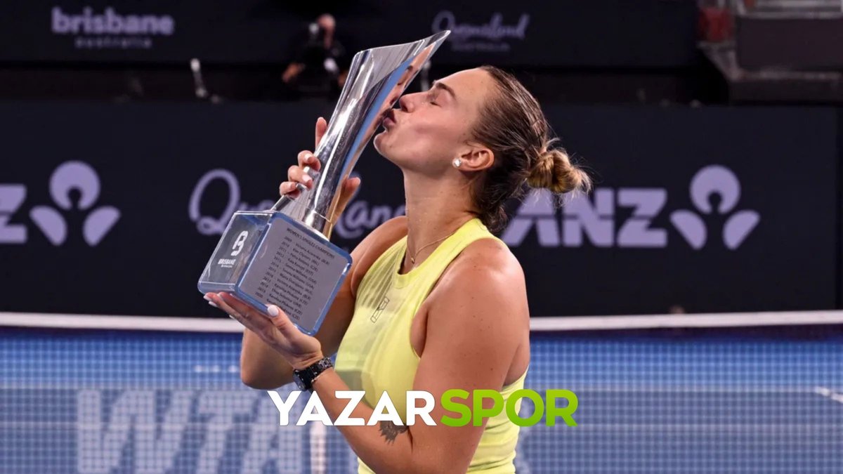 Sabalenka Brisbane’de Zirvede: Kostyuk’u Yenerek Üst Üste İkinci Kez Şampiyon Oldu