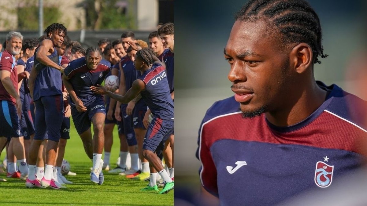 Trabzonspor'un Yeni Transferi İlk Antrenmanına Çıktı