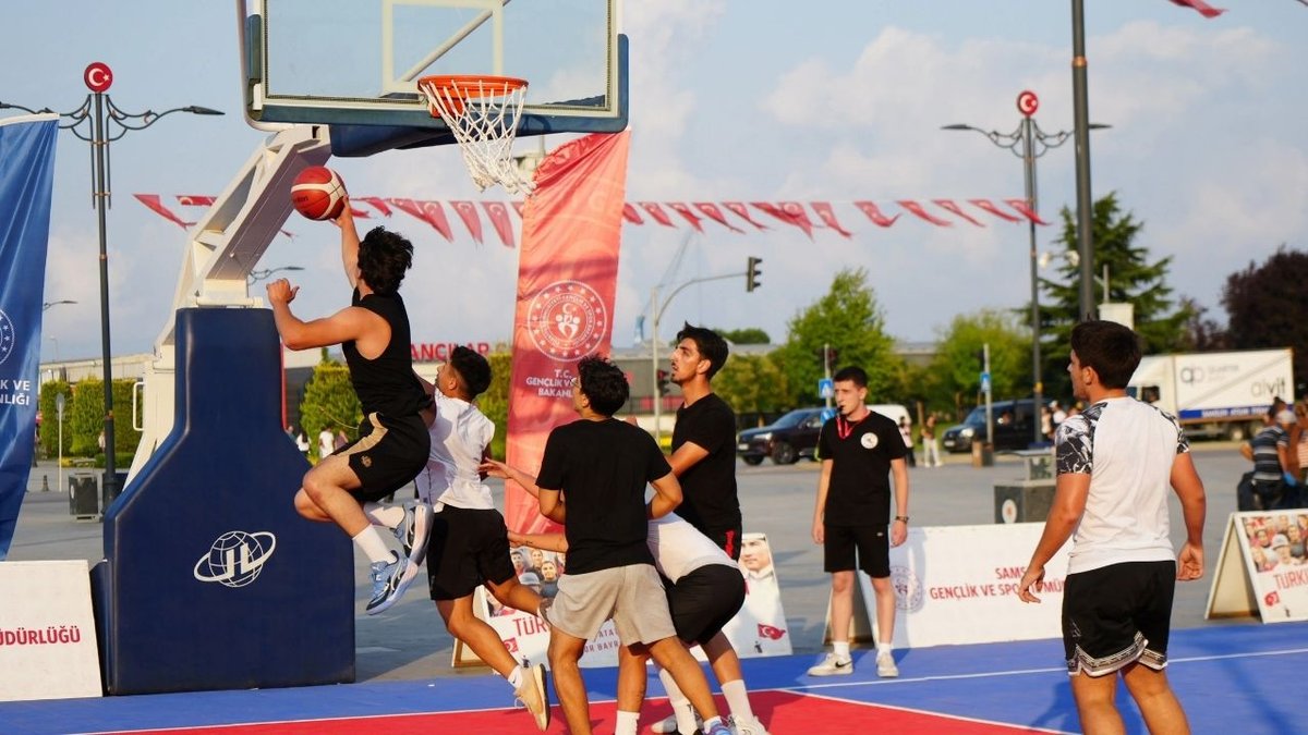 Samsun’da 3x3 Basketbol Heyecanı Başladı