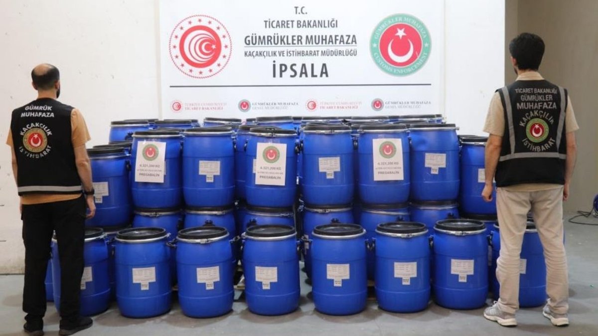 İpsala Gümrük Kapısı’nda Rekor Uyuşturucu Operasyonu: 4,3 Ton Pregabalin Ele Geçirildi