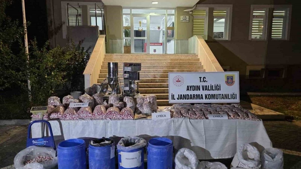 Didim’de Sentetik Hap İmalathanesine Baskın: 100 Milyon TL’lik Ele Geçirme