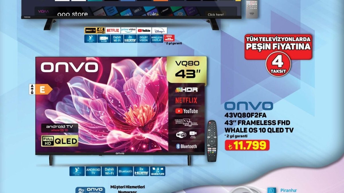 A101’den Bayram Öncesi Dev Teknoloji Kampanyası: Elektrikli Araçtan QLED TV’ye Büyük İndirim