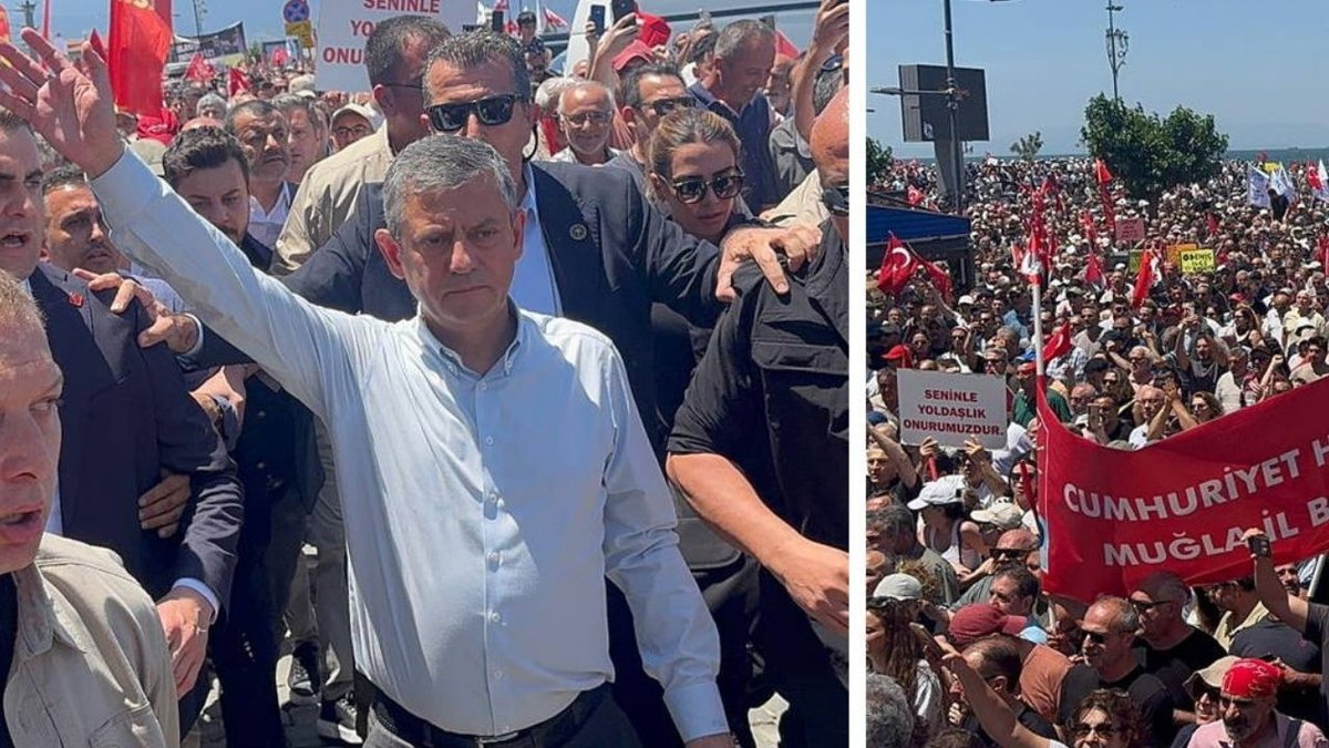 İzmir’de Özgür Özel Mitingine TOMA Müdahalesi! Binlerce Kişi Gündoğdu Meydanı’na Yürüdü