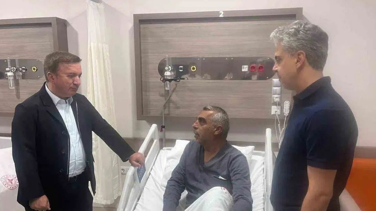 Vali Aydoğdu’dan Hastanede Tedavi Gören Başkan Güneş’e Ziyaret