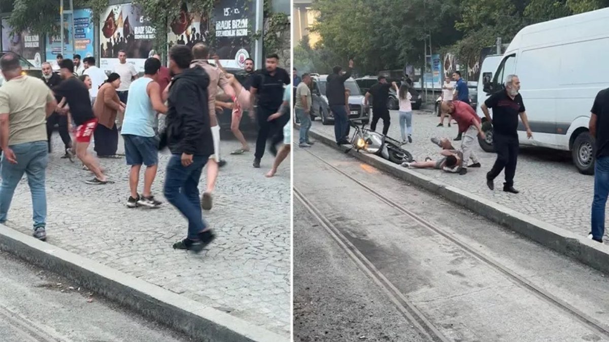 Kağıthane’de Yol Verme Tartışması Bıçaklı Kavgaya Dönüştü: 4 Kişi Yaralandı