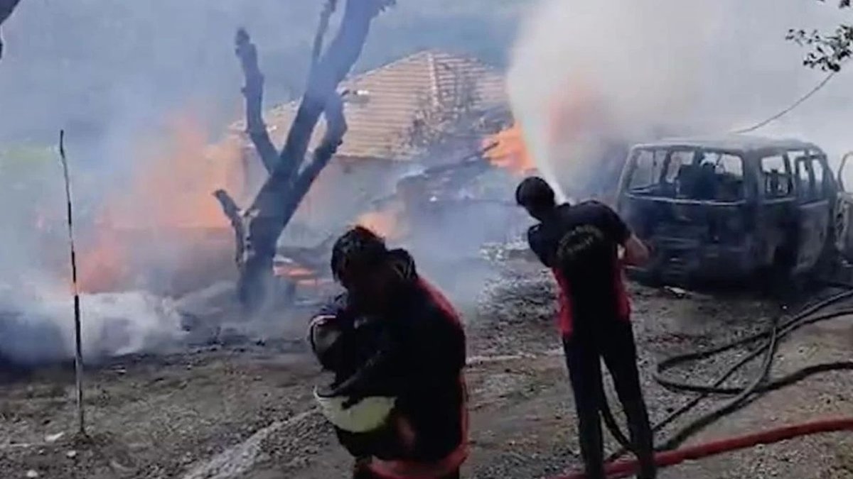 Kastamonu’da dehşet: Komşusunu öldürdü, evini ve aracını ateşe verdi