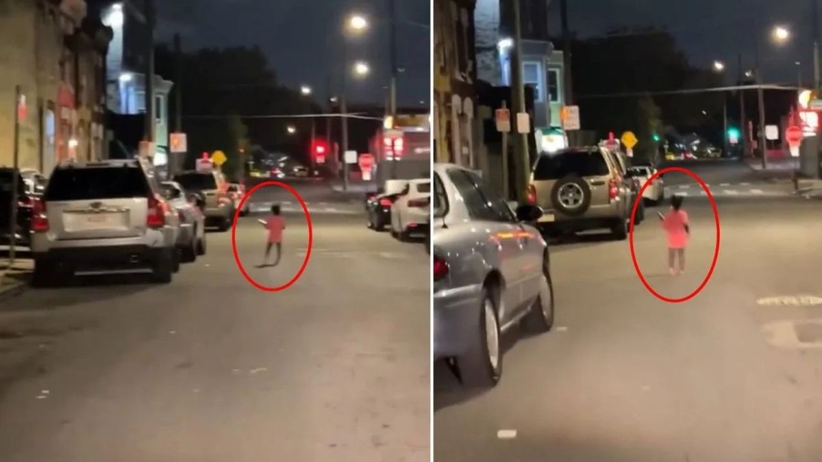 Gece saatlerinde yolda bulunan küçük çocuk yürekleri ağza getirdi