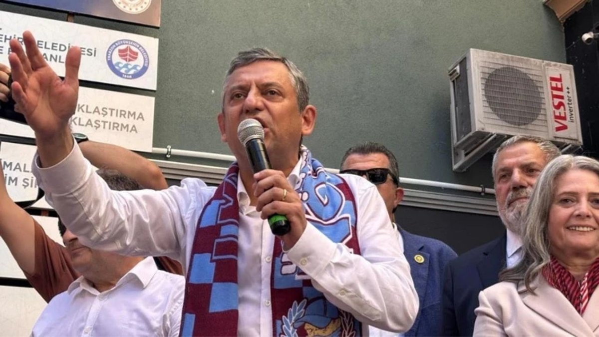 Yeni Parti Genel Başkanı Özel'den Trabzon'da Netanyahu'ya Sert Tepki