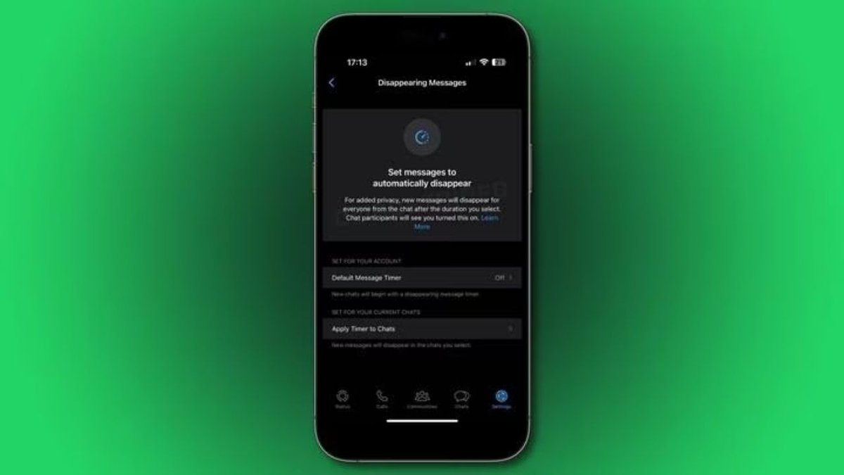 WhatsApp iOS’a “Okunduktan Sonra Sil” Özelliğini Test Ediyor