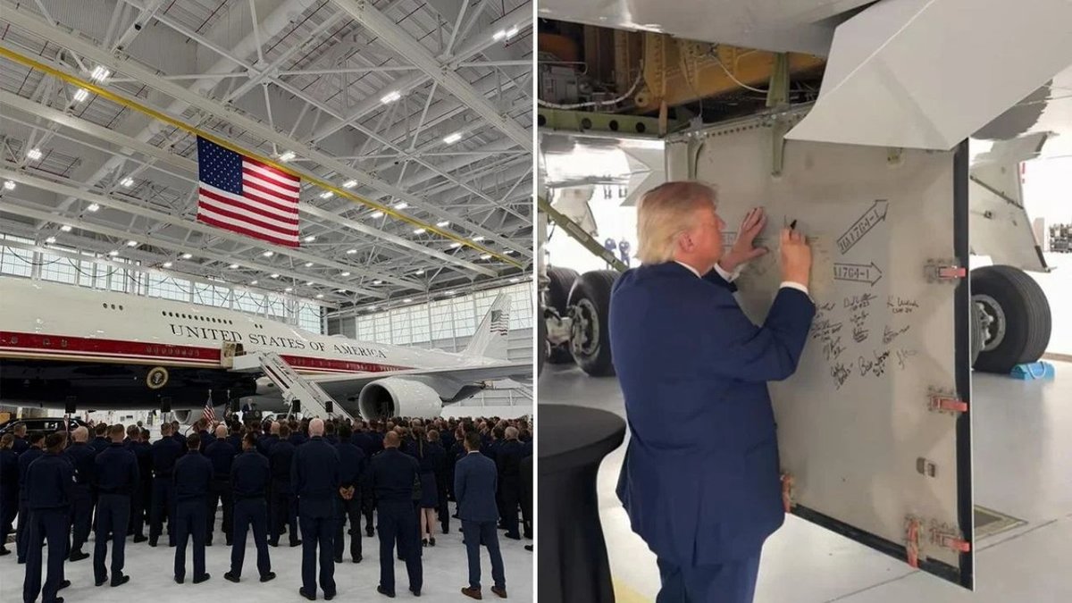 Trump’ın Yeni Air Force One Uçağı ABD’ye Ulaştı! 400 Milyon Dolarlık “Uçan Saray” Gündem Oldu