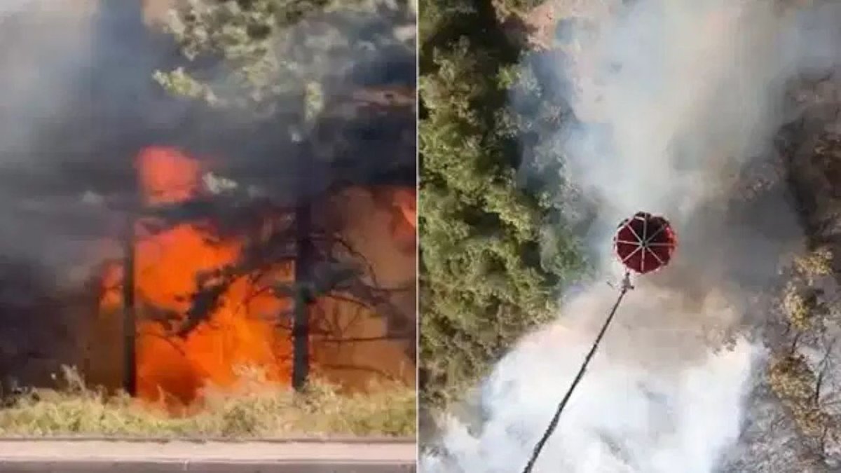 Bursa’da Orman Yangını: Alevlere Havadan Ve Karadan Müdahale Ediliyor